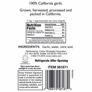 Condimento Ajo en Trozos Kirkland, 1.36kg - Imagen 2