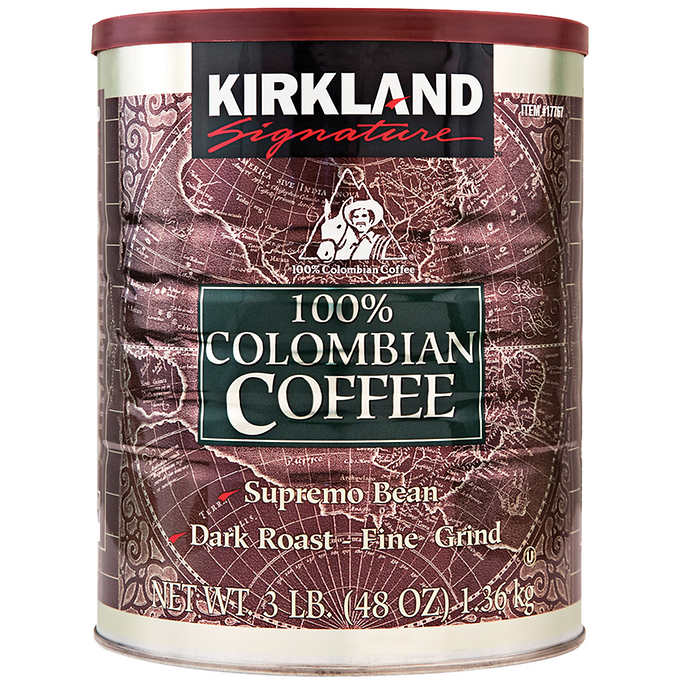 CAFE KIRKLAND SUPREMO FRONT Café Molido Kirkland Dark Roast 1.36 Kg - Imagen 1