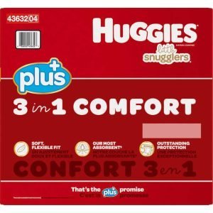 Pañales Huggies Little Snugglers Talla 1 + Plus / 192 Pack - Imagen 2