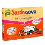Sazon Goya Condimento Con Cilantro y Achiote / 36 Sobres