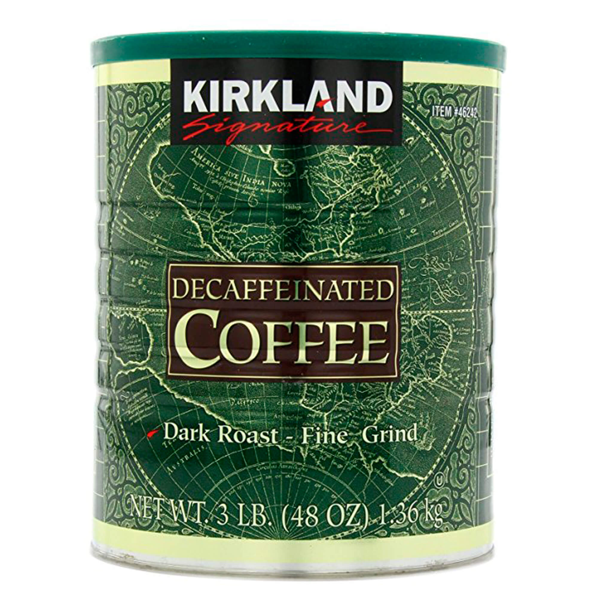 cafe descafeinado kirkland 1.36 kg Café Molido Kirkland Descafeinado 1.36 Kg - Imagen 1