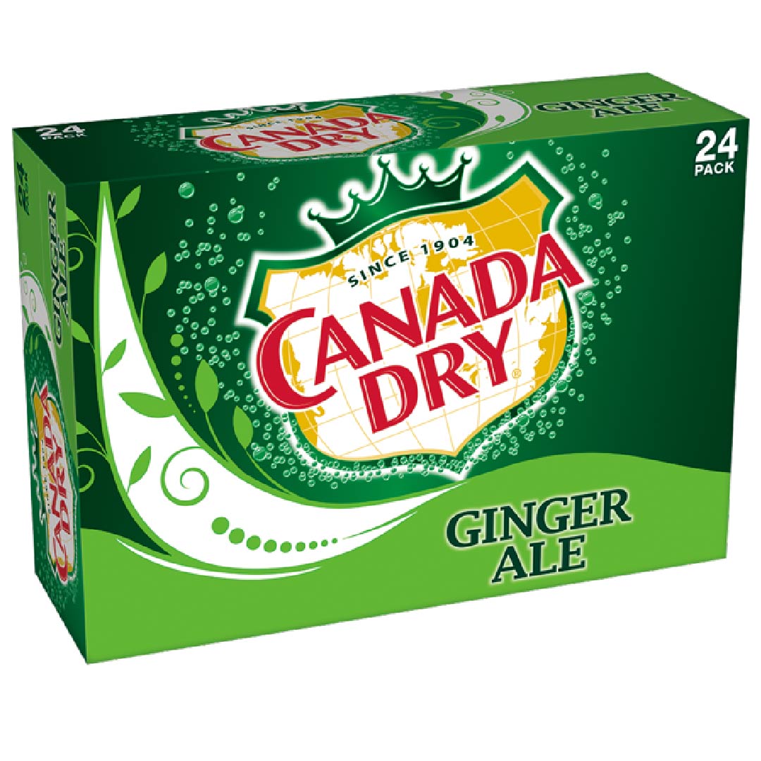 canada-02 Canada Dry Refresco Ginger Ale 24 Pack / 355 ML - Imagen 1