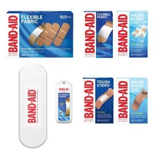 Curitas Tamaños Variados Band-Aid / 188 Pack Con Estuche - Imagen 2