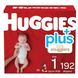 Pañales Huggies Little Snugglers Talla 1 + Plus / 192 Pack