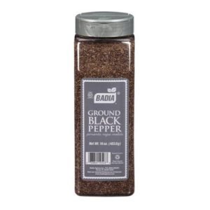 Condimento Badia Pimienta Negra Molida, 454g
