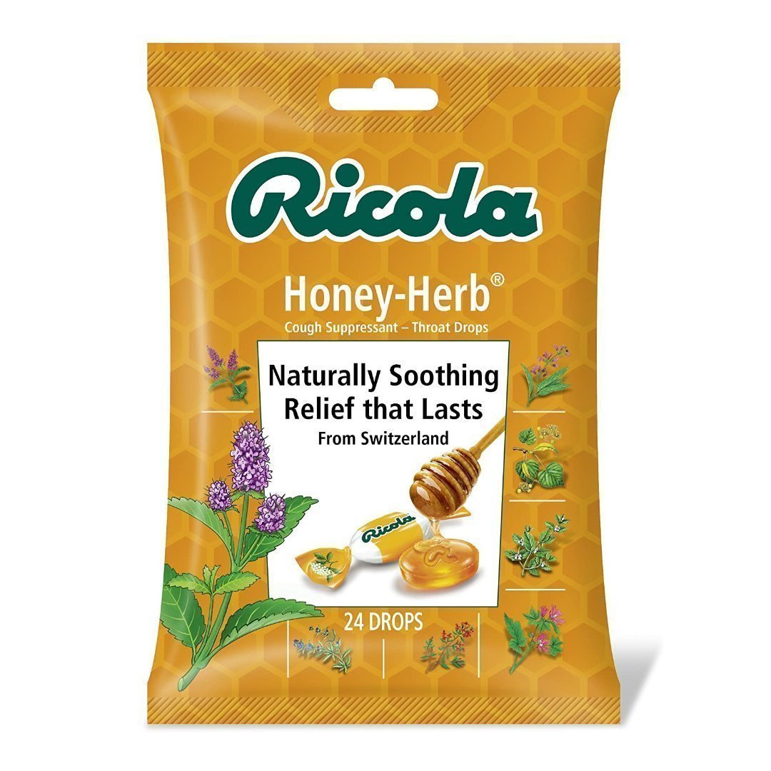 ricola Caramelos De Alivio Natural Sabor Honey-Herb, Ricola / 24 Pack - Imagen 1