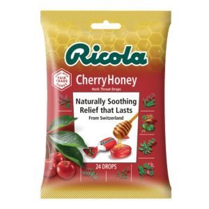 Caramelos De Alivio Natural Sabor Cherry-Honey, Ricola / 24 Pack