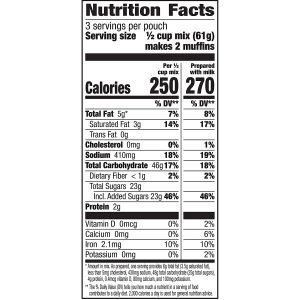 Mezcla de Muffin Blueberry Betty Crocker 4 pack / 412g - Imagen 2