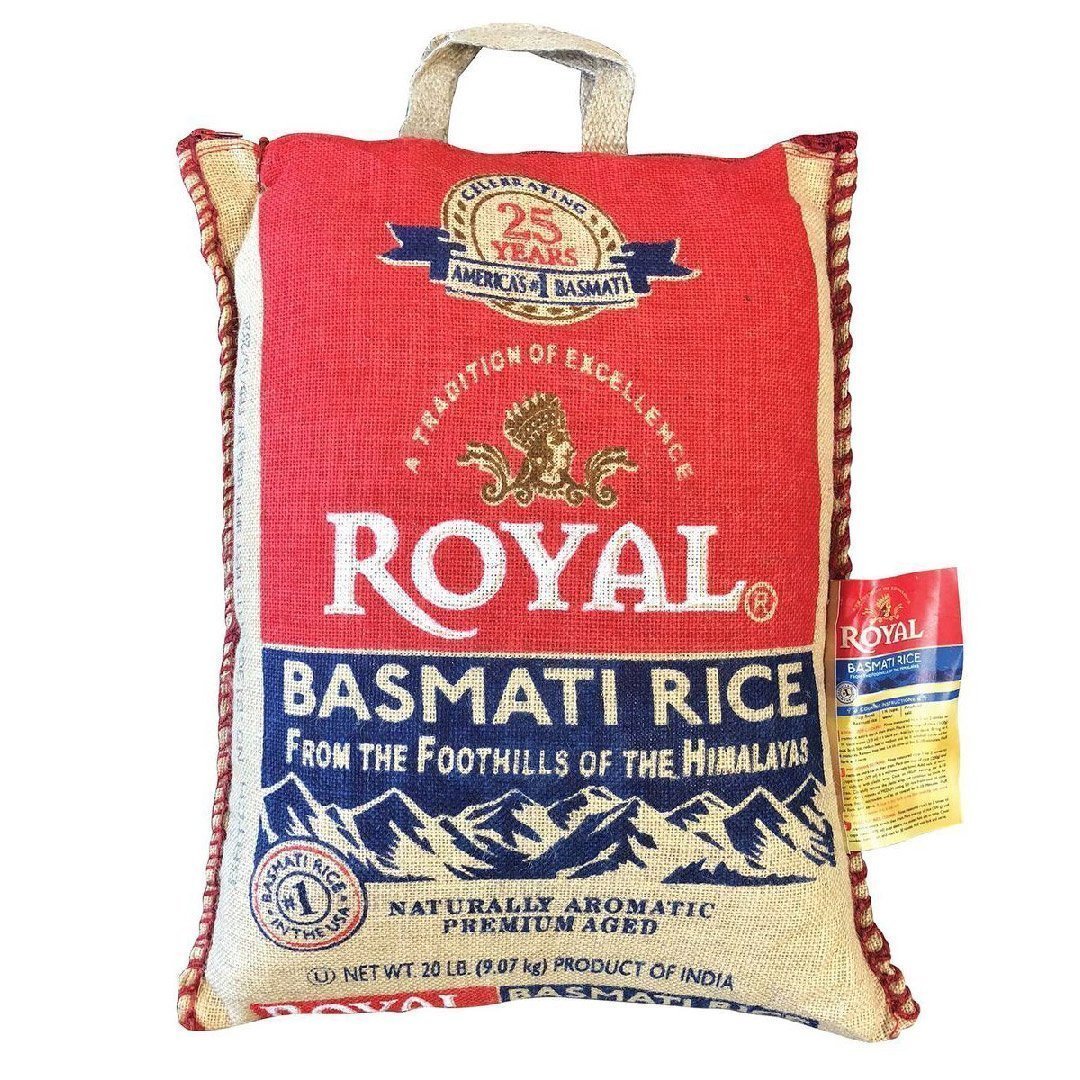 ARROZ-BASMATI-ROYAL-20LB-FRONT_Mesa de trabajo 1 Basmati Royal Arroz Premium / 9.08 Kg - Imagen 1