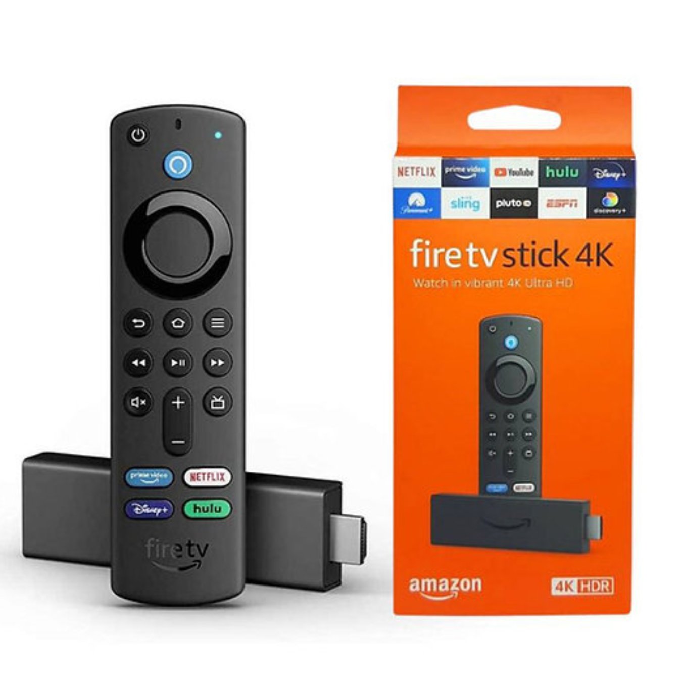 Untitled Project (89) Reproductor de Streaming Amazon Fire TV Stick 4K / HDR / HDMI / Alexa, Incluye Control De TV* - Imagen 1