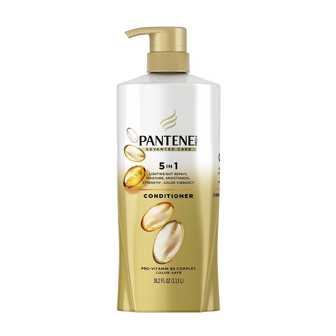 conditioner_Mesa de trabajo 1 Acondicionador Pantene De Cuidado Avanzado 5 en 1, 1.13L - Imagen 1