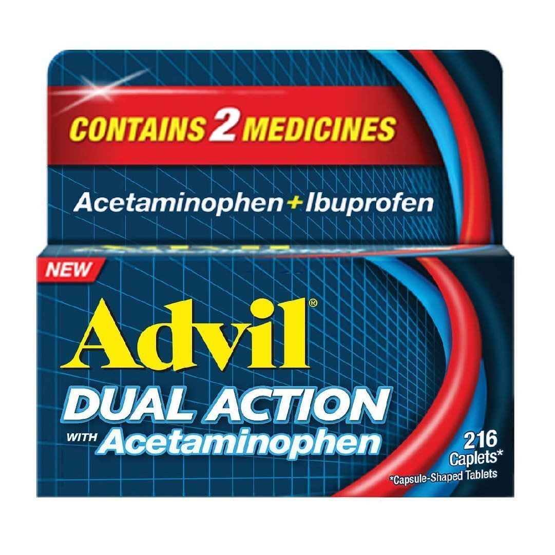 ADVIL-DUAL-ACTION-06 Advil Doble Acción Con Acetaminofén, 216 Capsulas - Imagen 1