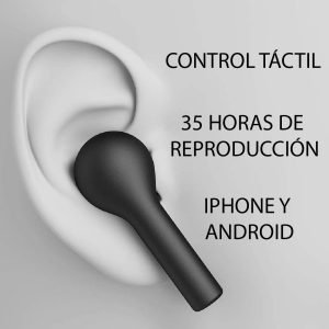 Audífonos Inalámbricos AUKEY Con Bluetooth 5 / 35 Horas De Reproducción / Funda De Carga / Control Táctil / Compatible Con iPhone y Android - Imagen 4
