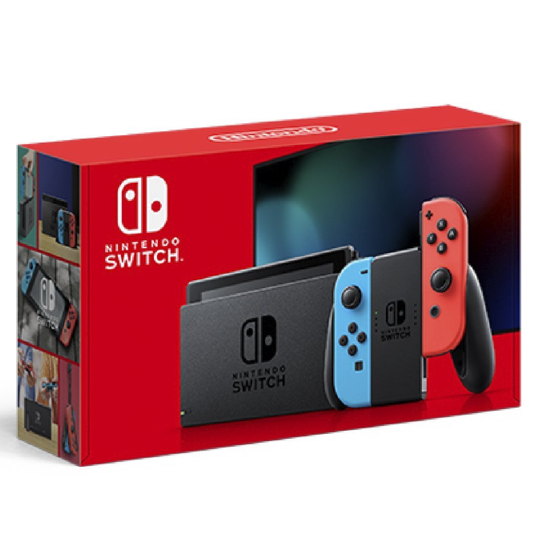 NINTENDO-SWITCH-1-03 Nintendo Switch™ 32GB Memoria Interna / Joy-Con Azul Neón & Rojo Neón / Resolución 1080p / Sonido Envolvente / Cámara de Movimiento IR - Imagen 1