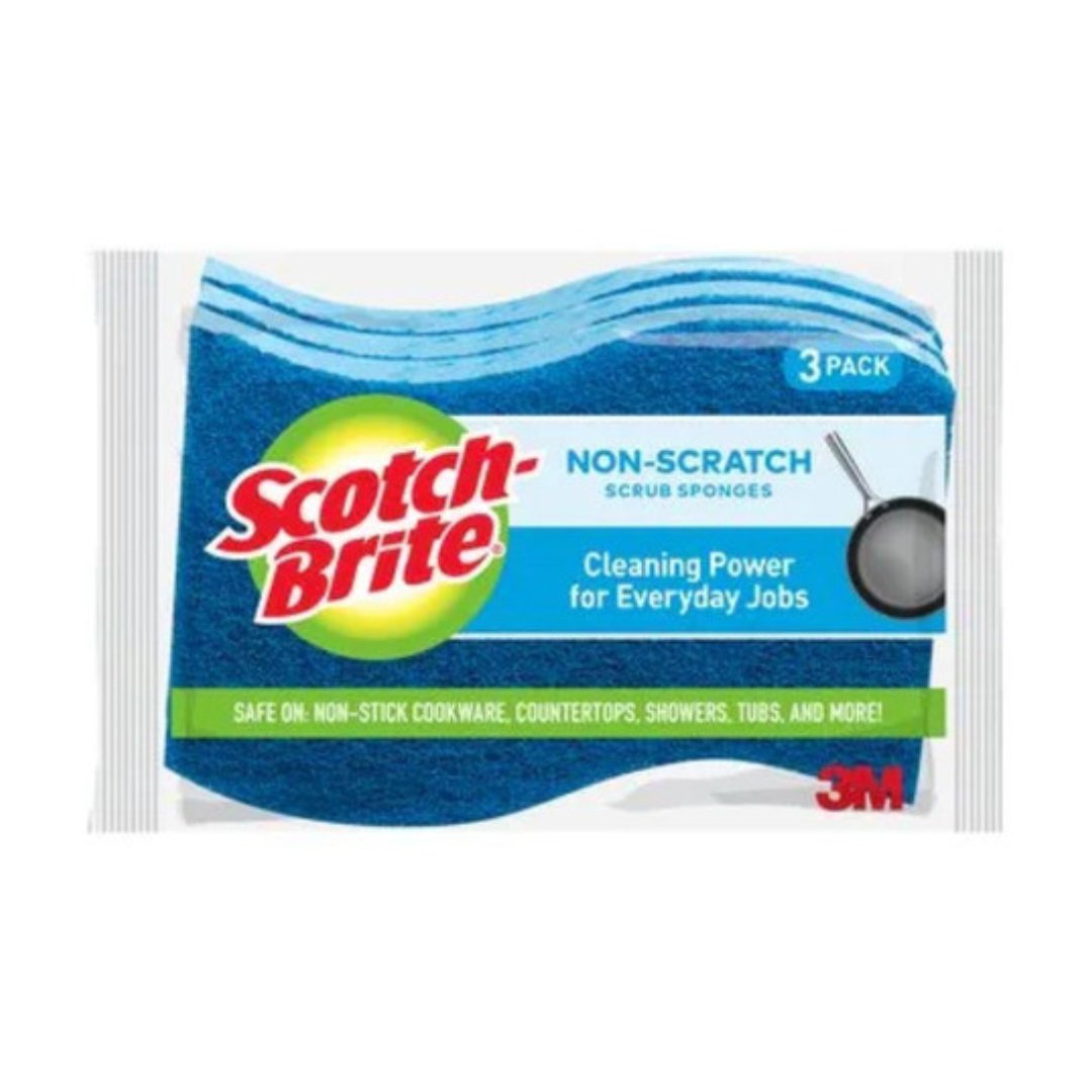 Untitled (50) Esponjas Para Fregar Anti-Rayas Scotch-Brite / 3 Pack - Imagen 1