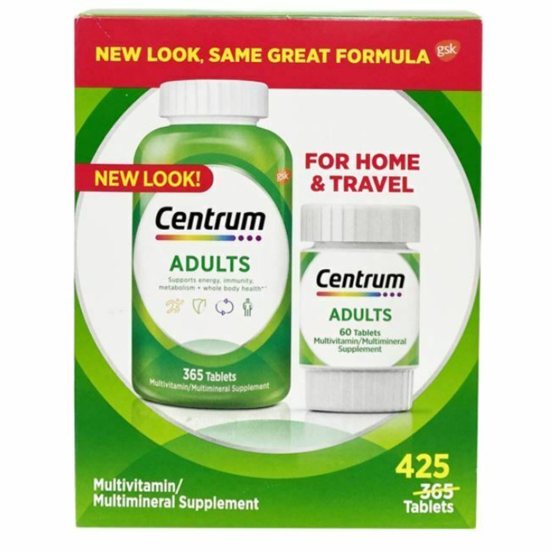 Untitled (86) Multivitamínico Centrum Para Adultos, 2 Pack Total de 425 Capsulas - Imagen 1
