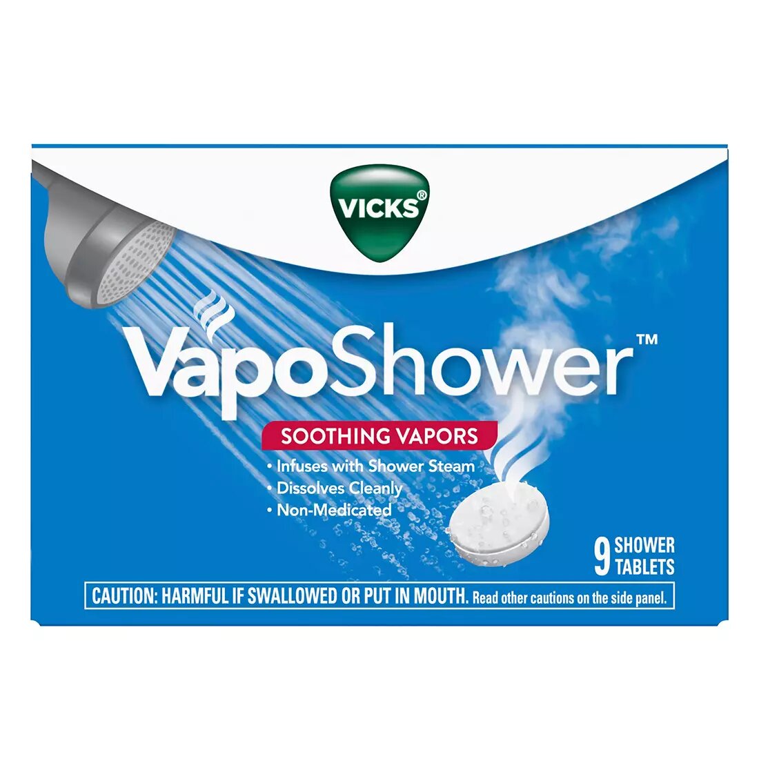 vaposhower Tabletas De Ducha de Vapor De Aromaterapia Vicks VapoShower / 9 Pack - Imagen 1