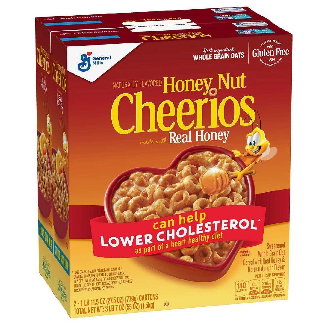cheerios_Mesa de trabajo 1 Cereal Cheerios De Grano De Avena Con Miel Real, 2 Pack / 779g - Imagen 1