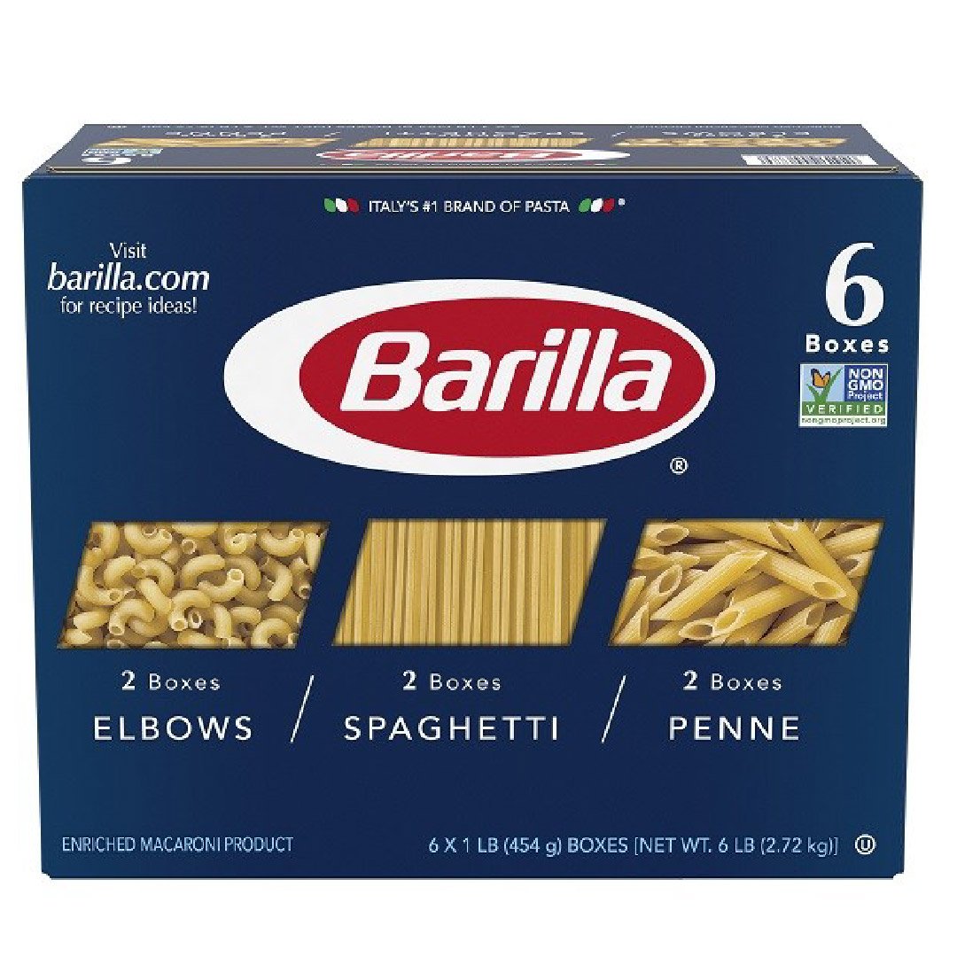 pastab-02 Pasta Barilla Variada, 6 Pack / 2.72Kg - Imagen 1