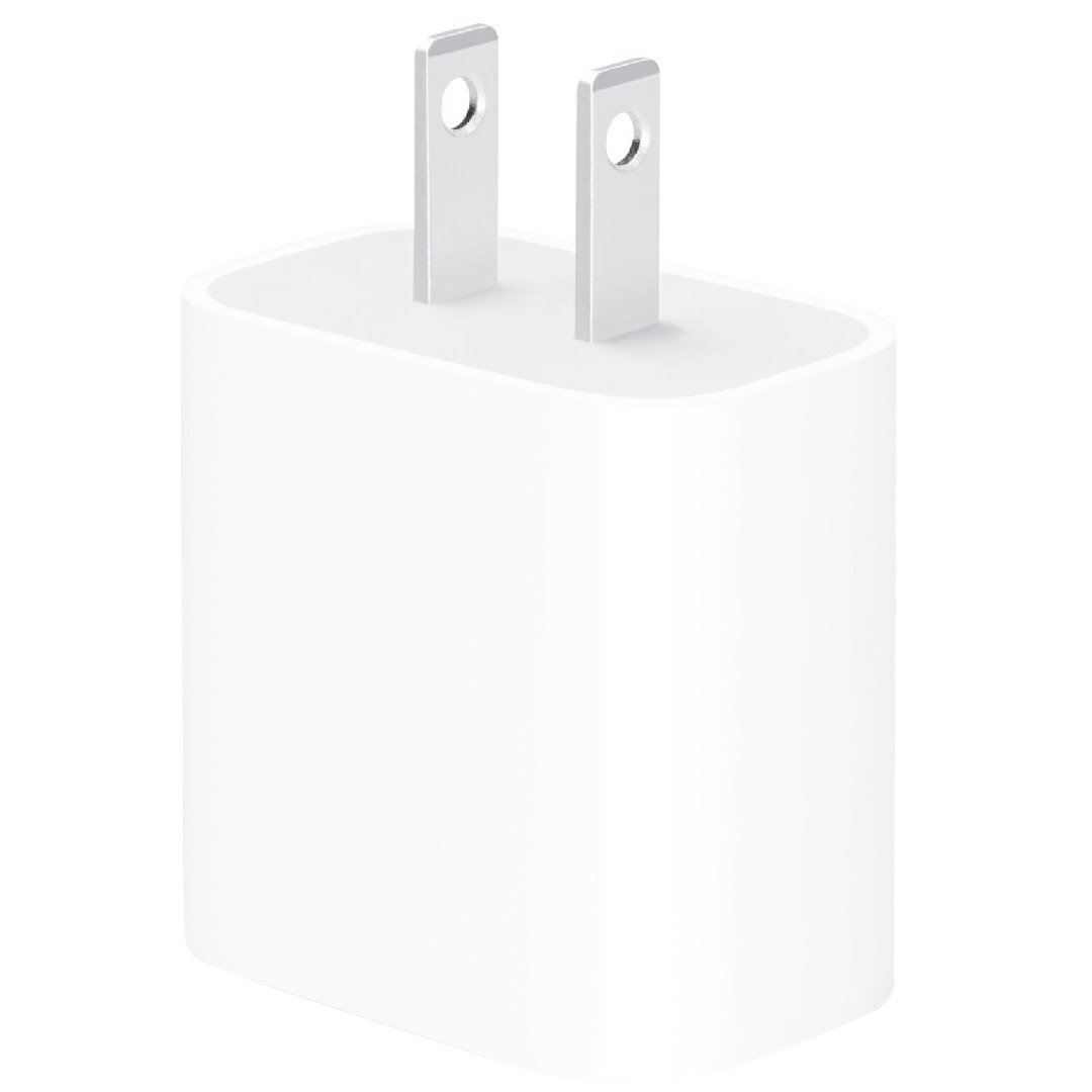 CARGADORAPPLE_Mesa de trabajo 1 Adaptador de Corriente USB-C de 20W, Apple - Blanco - Imagen 1