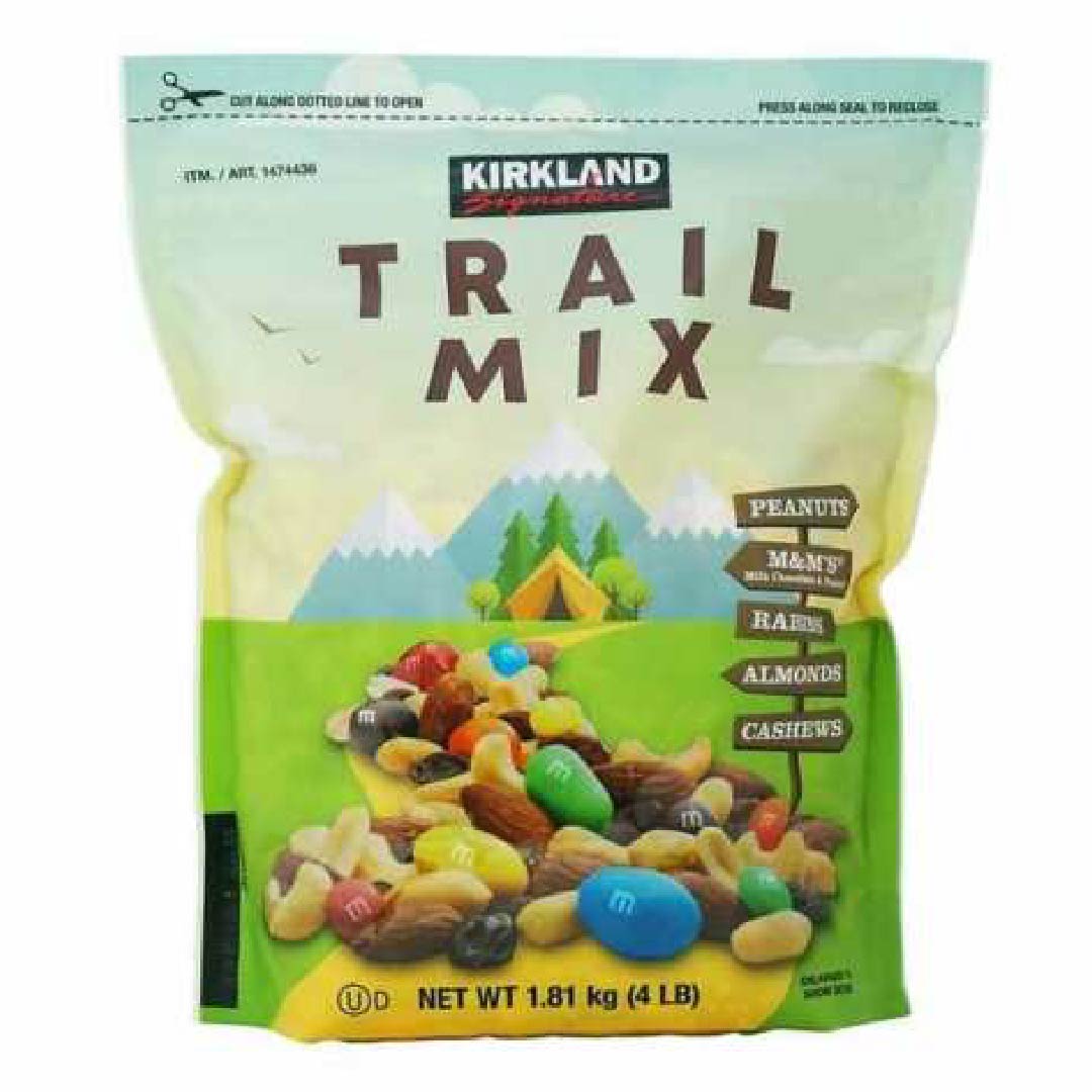 SEPTIEMBRE11-02 Mezcla De Frutos Secos Y M&M, Trail Mix Kirkland, 1.81kg - Imagen 1