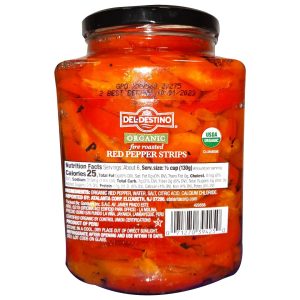 Tiras De Pimiento Rojo Orgánico, Del Destino / 1.19 Kg - Imagen 2