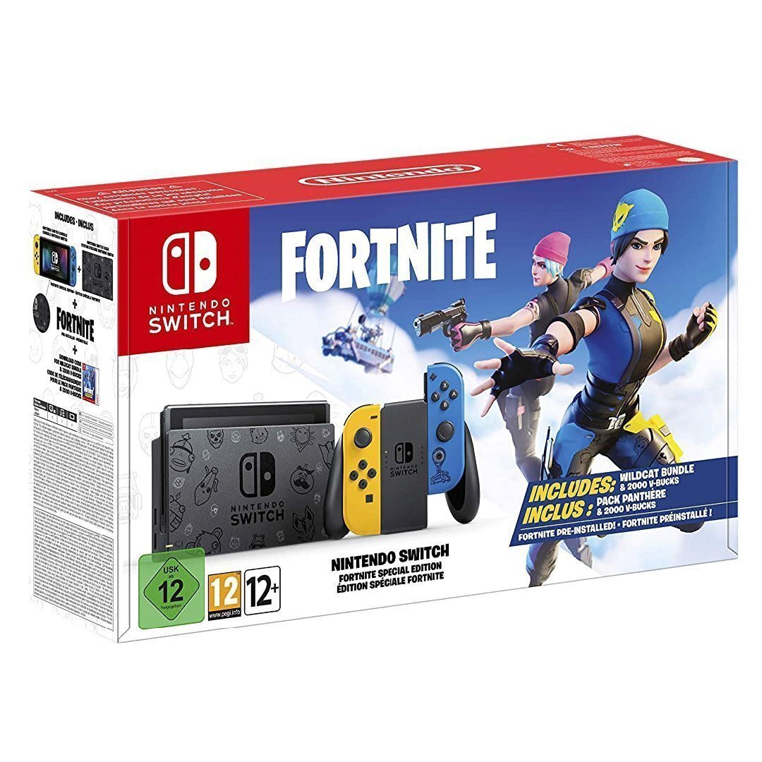 fornite-03 Nintendo Switch Fort-nite 32GB Consola - Joy-Con / Pantalla Multitáctil de 6.2"/ WiFi / 2000 V-Bucks - Imagen 1