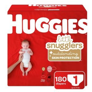 Pañales Little Snugglers Huggies Talla 1, 180 Pack
