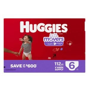 Pañales Huggies Little Movers Talla 6 / 112 Pack