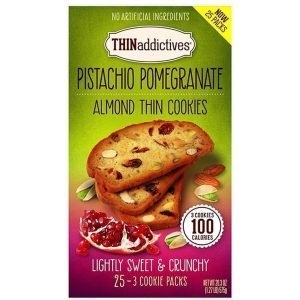 Galleta ThinAddictives Pistacho, Granada y Almendra / 25 Pack / 575g