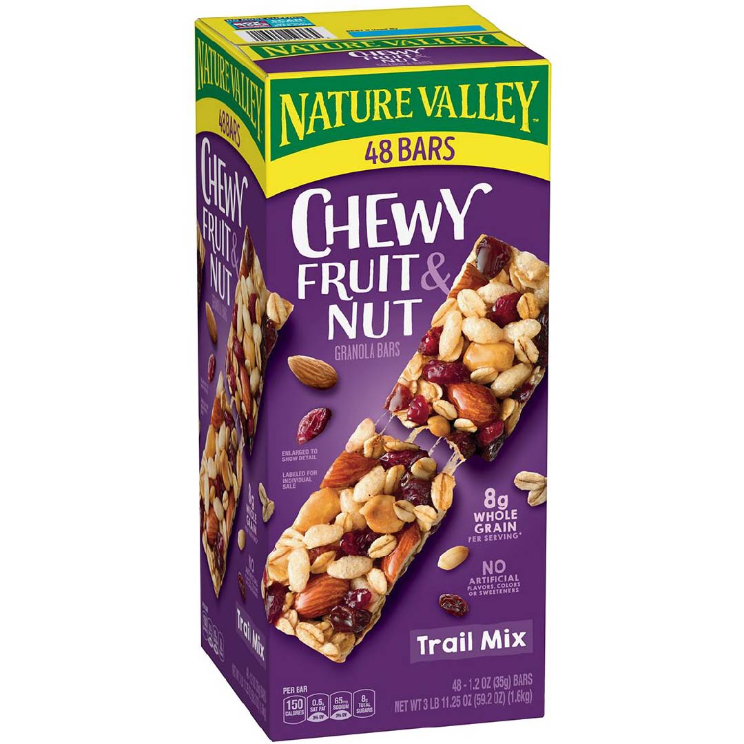 naturevalley-03 Barras De Frutos Secos Chewy Trail Mix, Nature Valley / 48 Pack - Imagen 1