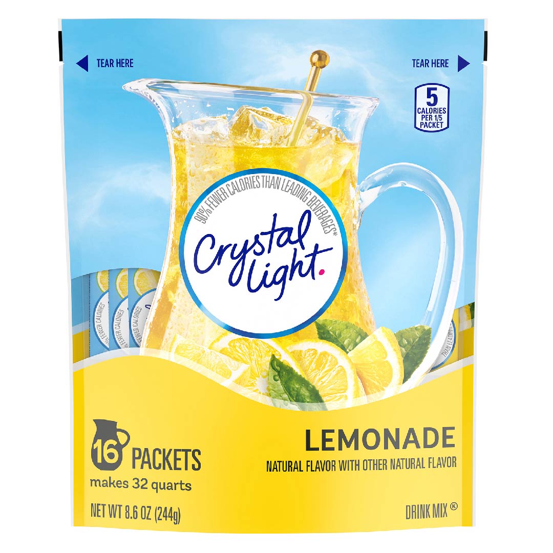 nuevo27-05 Sobres Crystal Light Sabor Natural, 16 Pack / 121g - Imagen 1