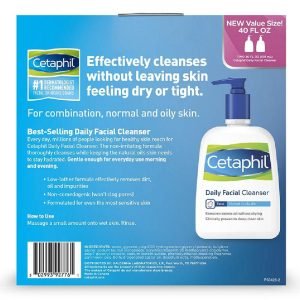 Limpiador Facial Cetaphil, 2 Pack / 591ml - Imagen 2