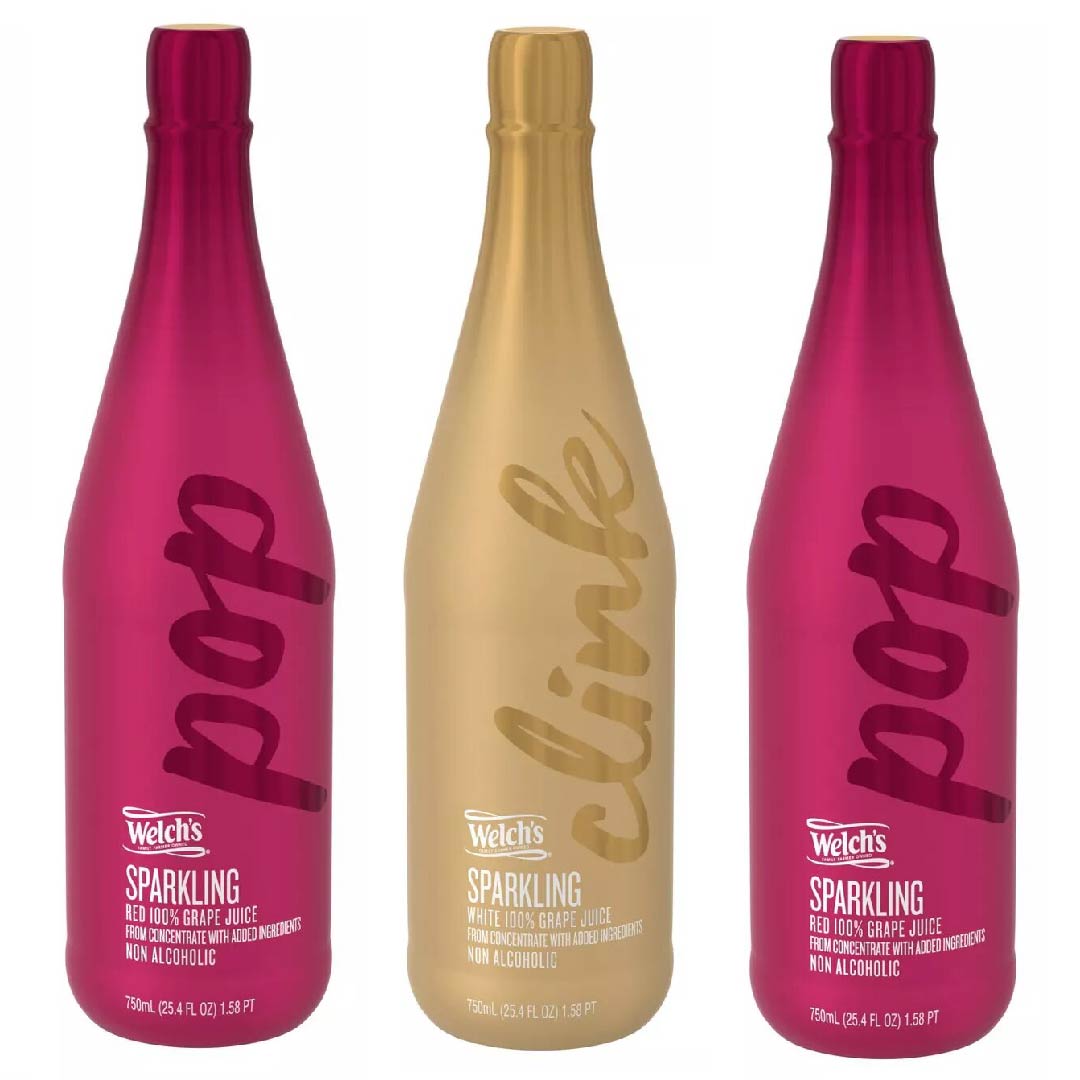 sparklinggrape-02 Jugo De Uva Espumante Sin Alcohol Red & White, Welch´s / 3 Pack / 750ml - Imagen 1
