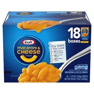 Macarrones & Queso Kraft, 18 Pack / 3.69 Kg