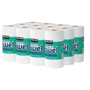 Toallín Kirkland Premium Súper Absorbente, 12 Rollos / 140 Hojas Doble Pliegue - Imagen 2
