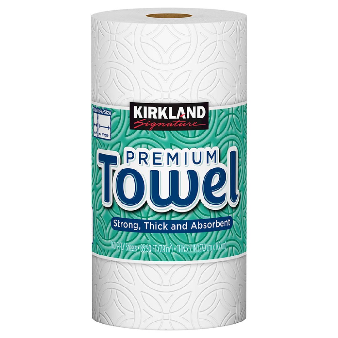 towelkirkland-03 Toallín Kirkland Premium Súper Absorbente / 140 Hojas Doble Pliegue - Imagen 1