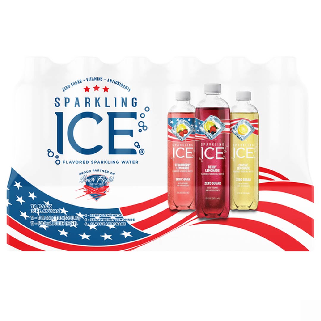 AGOSTO1_Mesa de trabajo 1 Agua Con Gas Saborizada Sparkling Ice, 18 Pack Sabores Variados De Limonada / Zero Sugar 502.8ml - Imagen 1