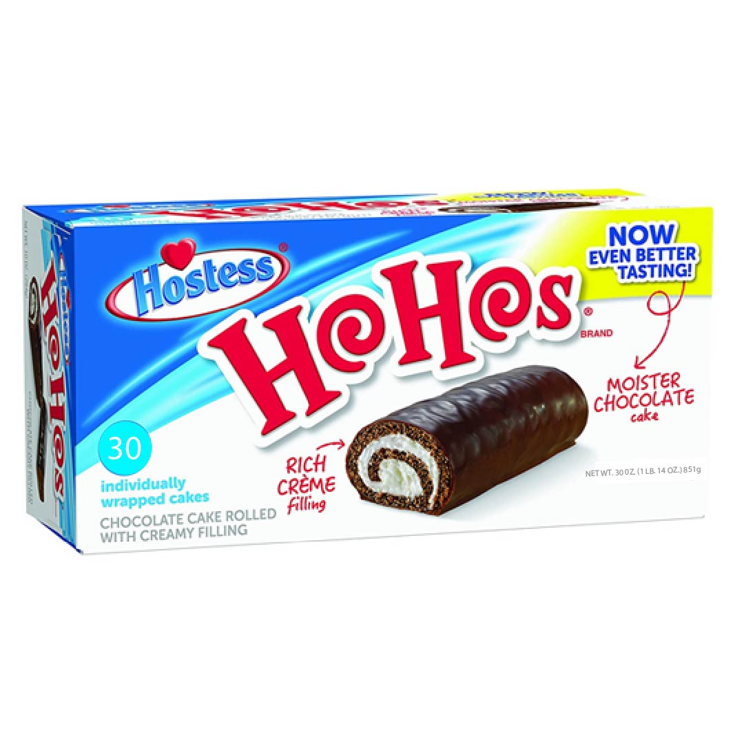 agostochocolateS-03 Rollos De Chocolate Rellenos De Crema Ho Hos, Hostess 851g / 30 Pack - Imagen 1
