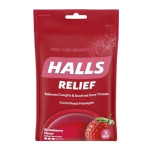 Halls Sabor Fresa, 30 Pack