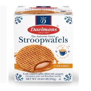 Stroopwafels Con Relleno Sabor Caramelo, Daelmans / 310g / 8 Pack