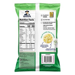 Quaker Crisps De Arroz  Sabor Crema De Cebolla / 86Gr. - Imagen 2