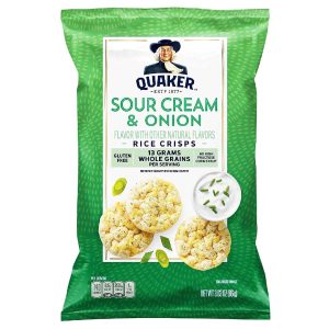 Quaker Crisps De Arroz  Sabor Crema De Cebolla / 86Gr.