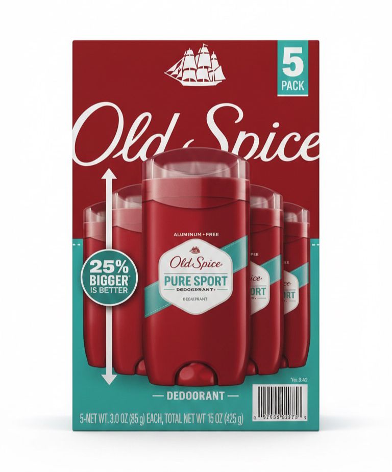 9830ff4d-249c-44e6-8e6b-59e6d5f7f183 Old Spice Desodorante Pure Sport / 5 Pack - Imagen 1