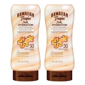 Loción Con Protector Solar SPF 30, Hawaiian Tropic / 2 Pack 236 mL