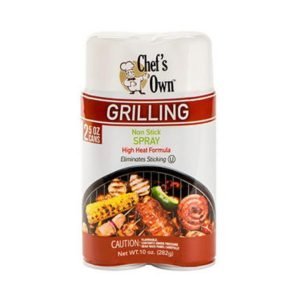 Spray Antiadherente Para Asar Parrilla, Chef´s Own / 2 Pack / 282g