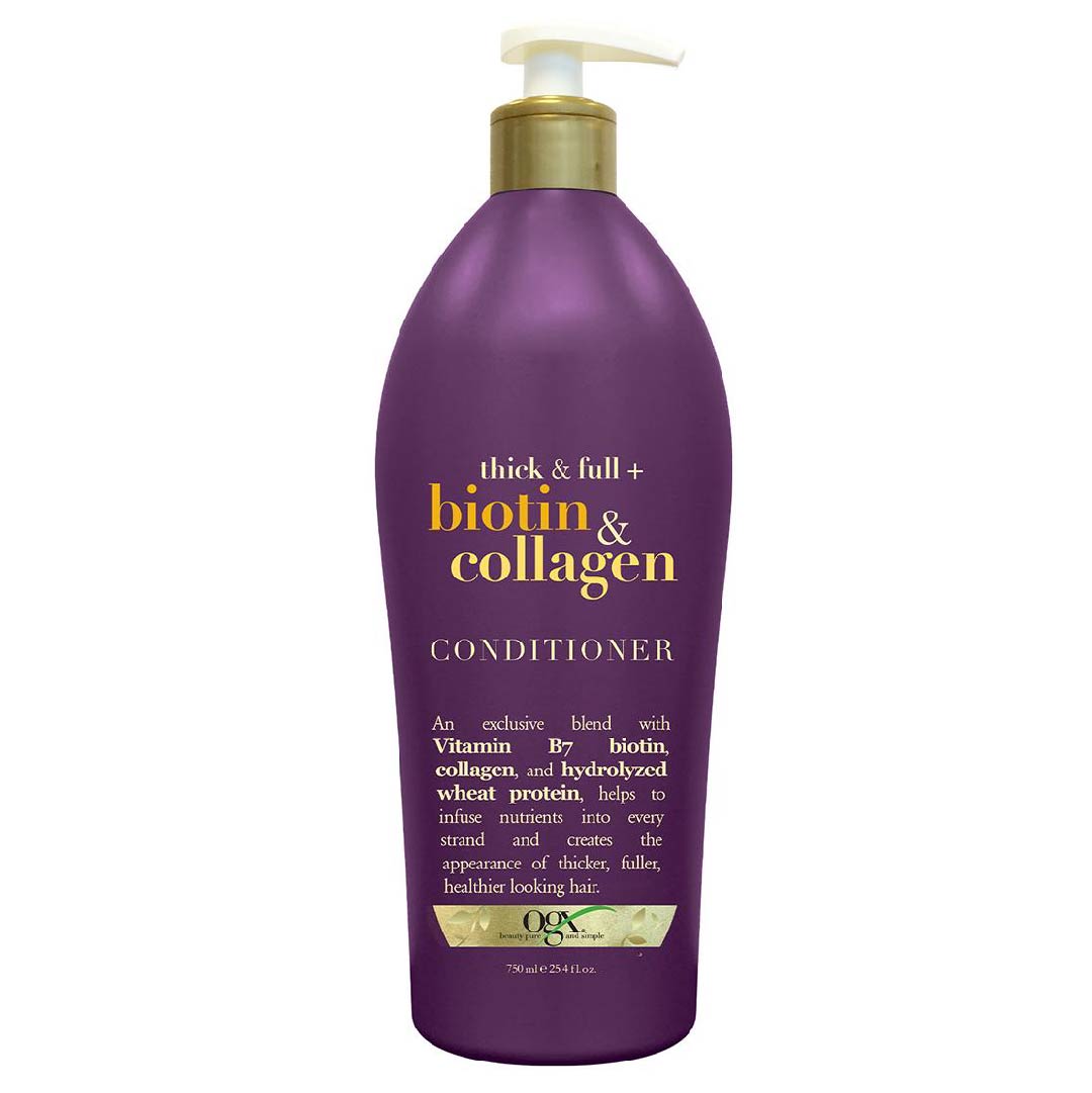 octubre2-05 Acondicionador Ogx Con Biotin y Colágeno, 750 mL - Imagen 1