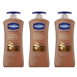 Loción Corporal Cocoa Radiant, Vaseline / 3 pack