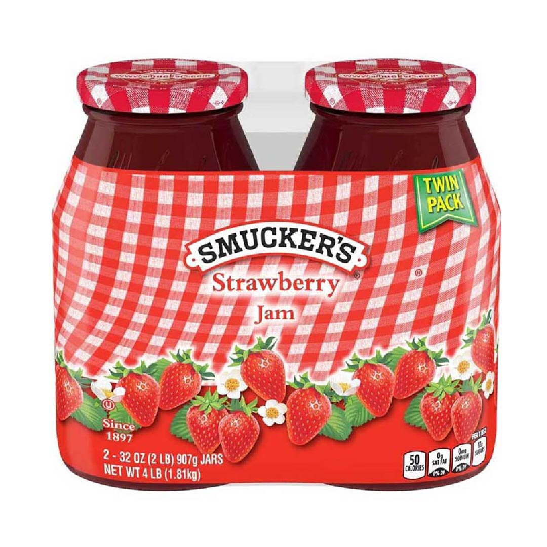 octubre3_Mesa de trabajo 1 Mermelada De Fresa, Smucker´s / 907 g / 2 Pack - Imagen 1
