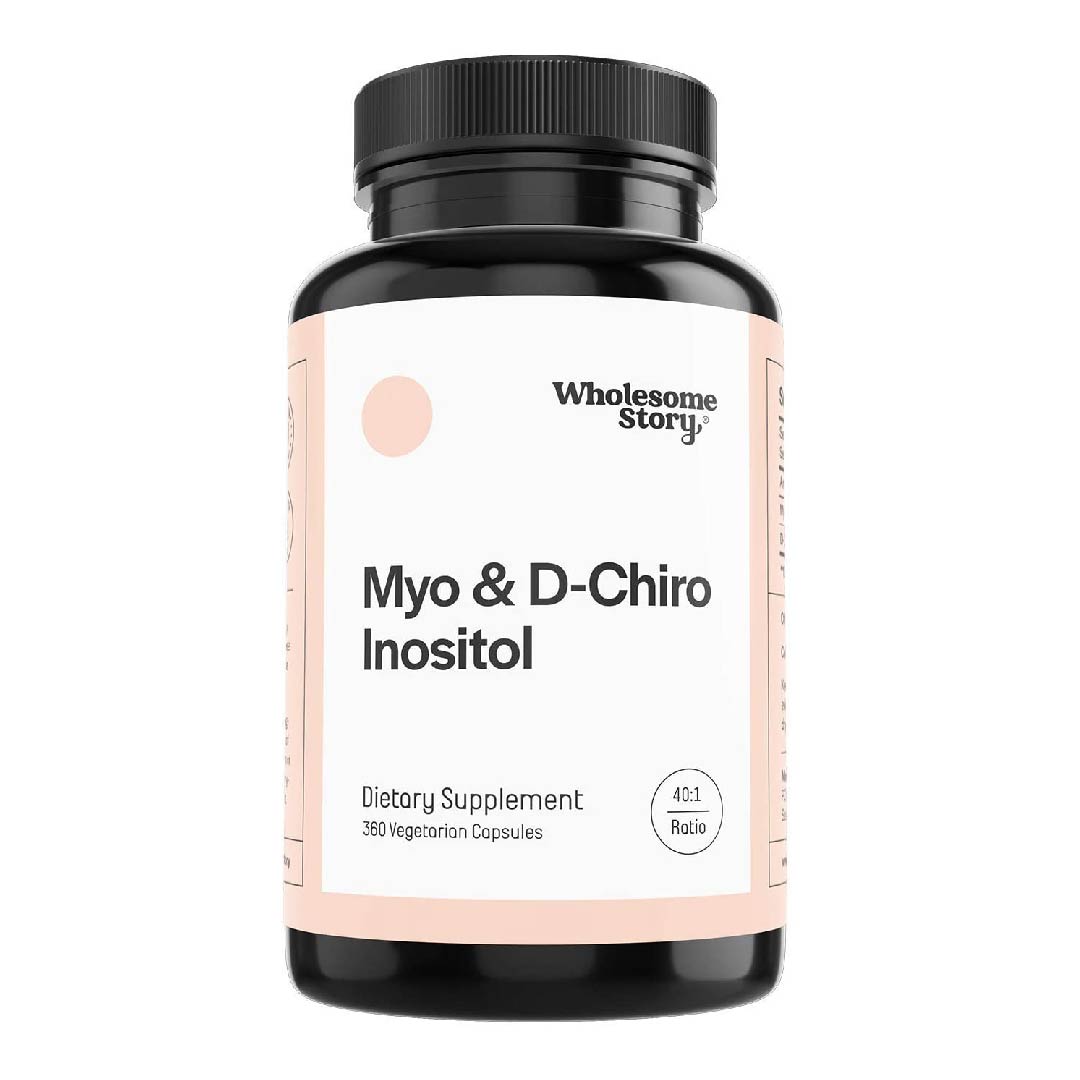 suplemento_Mesa de trabajo 1 Wholesome Story - Suplemento Dietético Con Mio-Inositol & D-Chiro / Vitamina B8 / Equilibrio Hormonal / Apoya La Función Ovárica / 360 Capsulas Veganas - Imagen 1